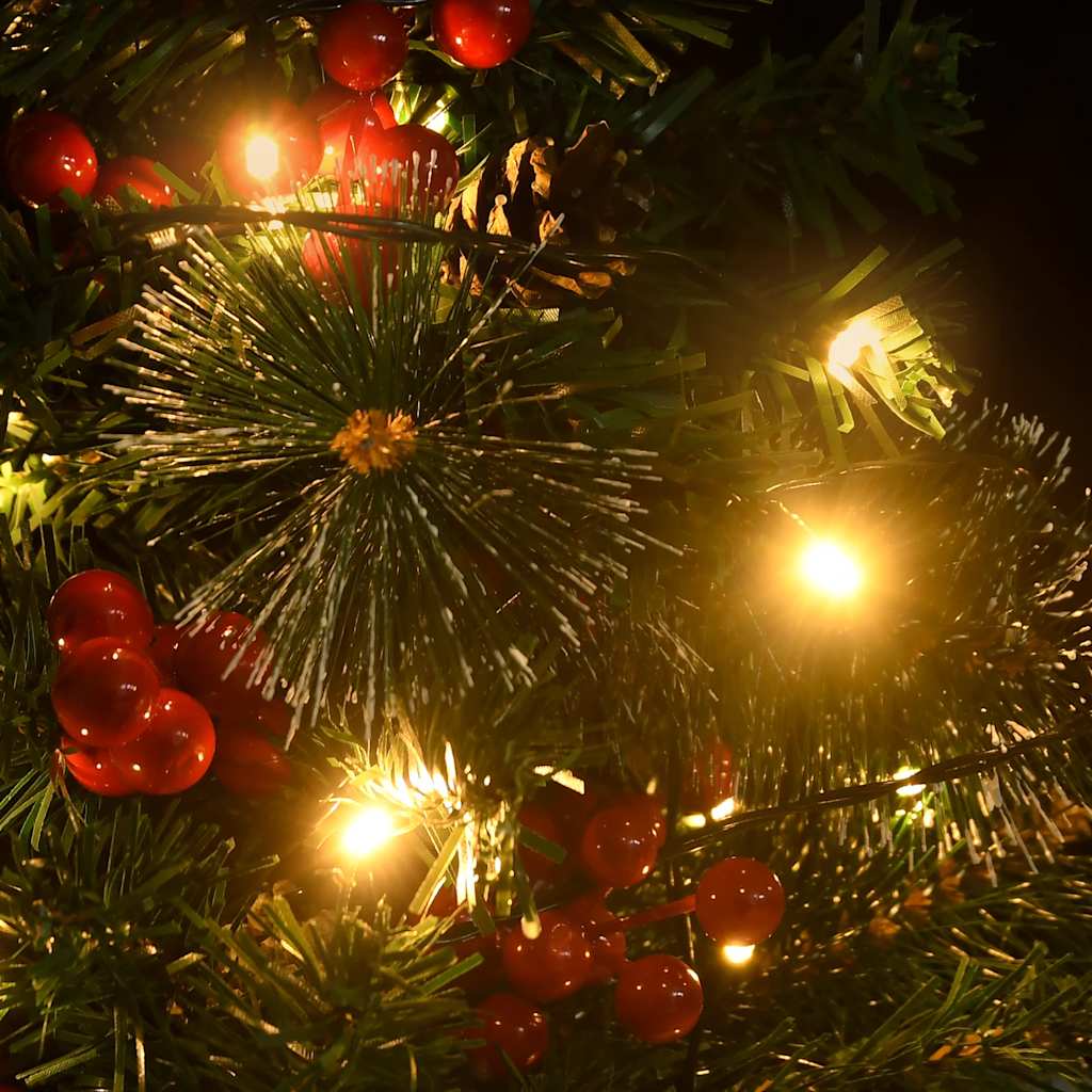 Artificial Pathway Pre-lit Christmas Tree 2 pcs 76 cm PVC